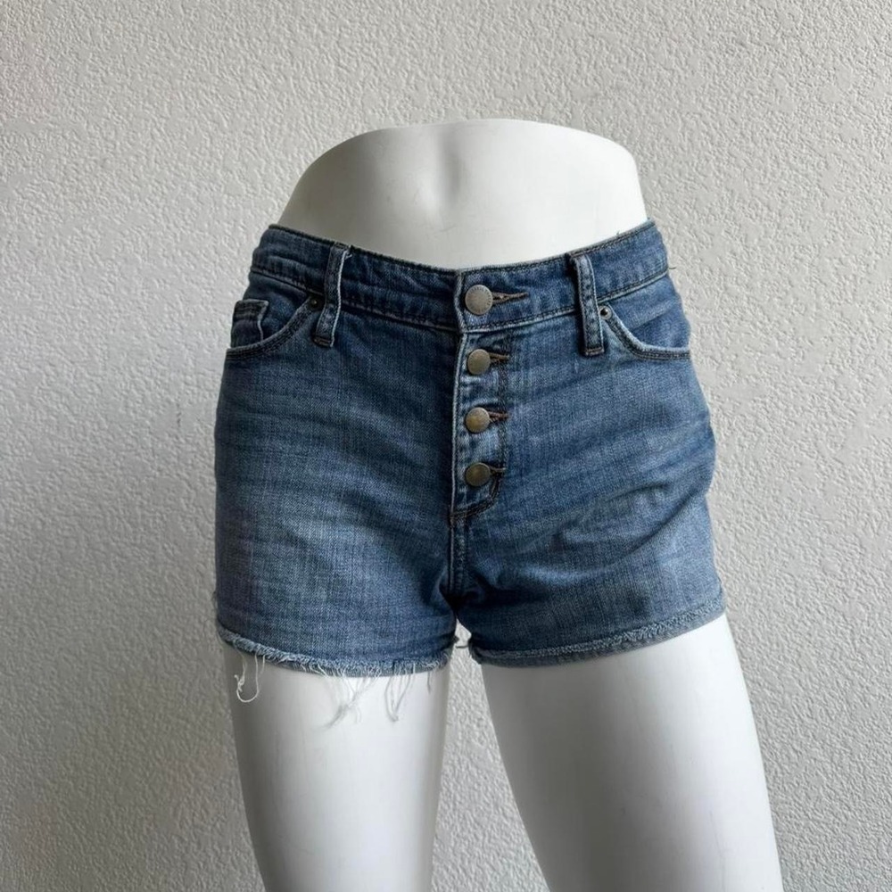 Universal Thread high rise denim button fly mini shorts